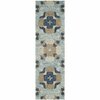Safavieh Blossom Hand Tufted Medium Rectangle Area Rug, Blue and Multicolor - 5 x 8 ft. BLM403B-5
